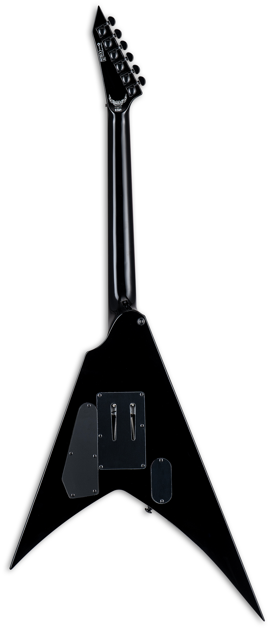 Back of ESP LTD Gary Holt GH-SV Signature Black.