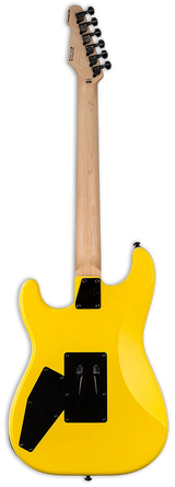 Back of ESP LTD George Lynch GL-200MT Yellow Tiger.