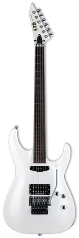 Full frontal of ESP LTD Horizon Custom ’87 Pearl White.