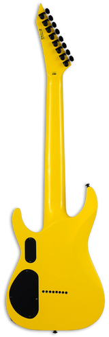 Back of ESP LTD Stephen Carpenter SC-608 Baritone Yellow.