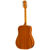 Back of Epiphone Hummingbird Tribute Heritage Cherry Sunburst.