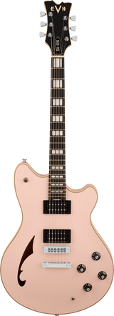 Full frontal of EVH Limited Edition SA-126 Special Satin Shell Pink.