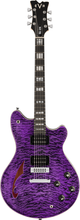 Full frontal of EVH SA126 Special QM Trans Purple Ebony.