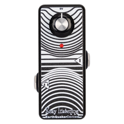 Top down of Earthquaker Devices Easy Listening  Analog Amp Simulator.