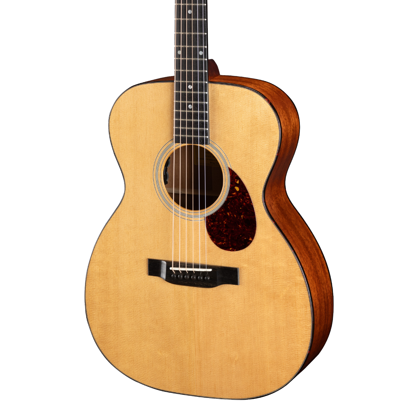 Front of Eastman E1OM-DLX Natural.