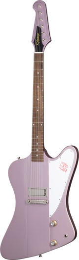Full frontal of Epiphone 1963 Firebird I Heather Poly.