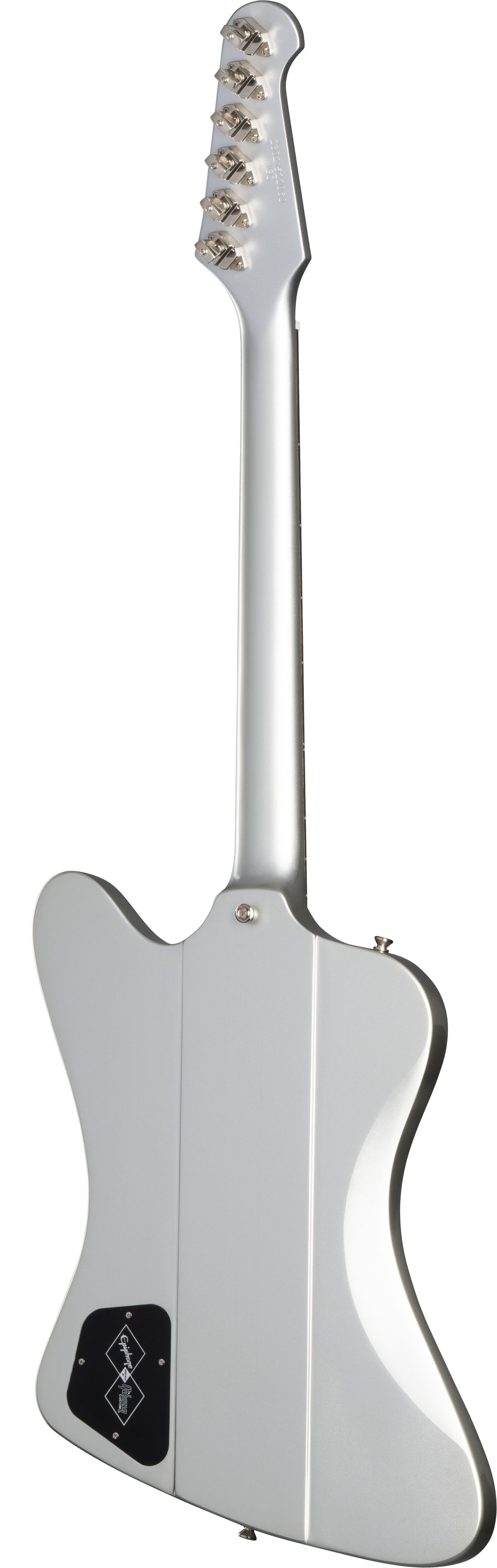 Back of Epiphone 1963 Firebird I Silver Mist.