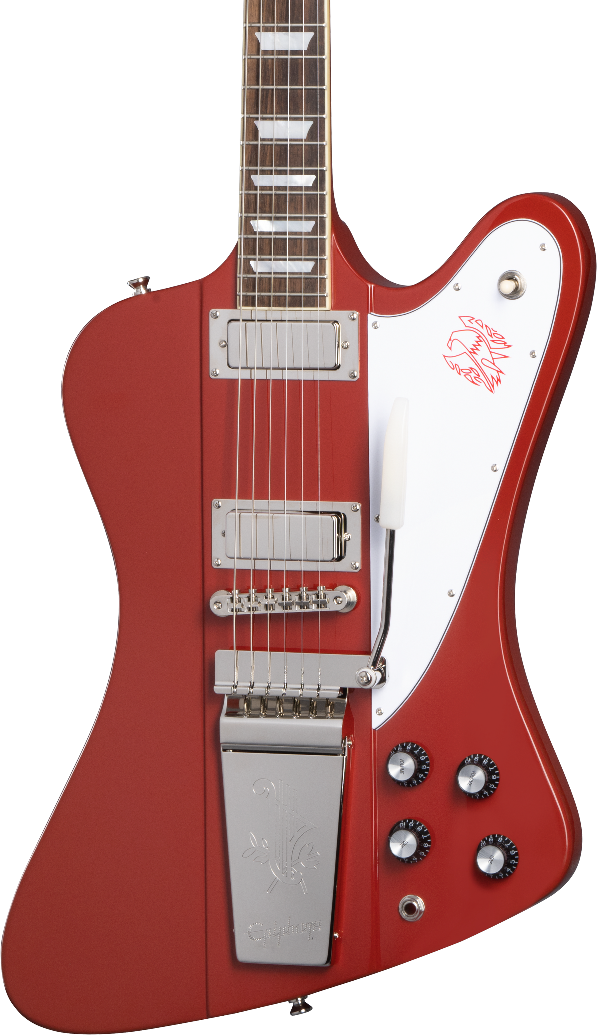 Epiphone 1963 Firebird V Ember Red w case