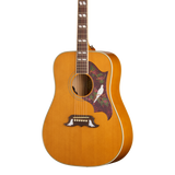 Front of Epiphone Dove Studio Natural.