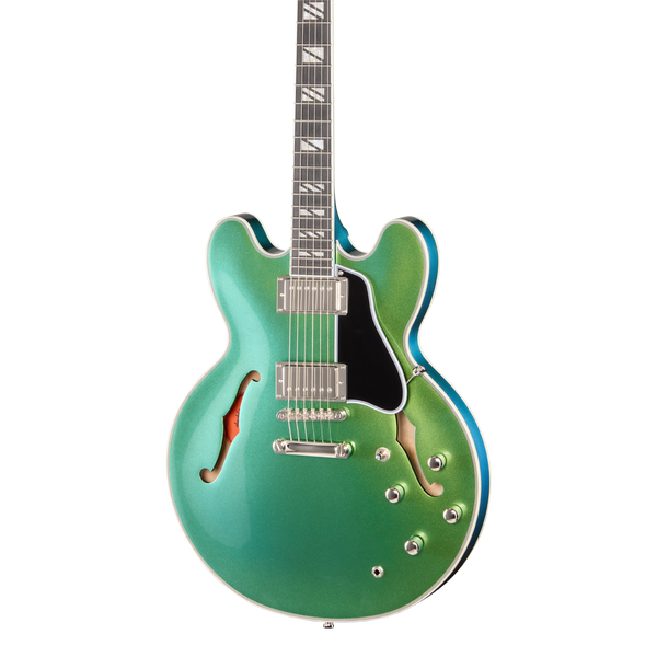 Front of Epiphone Futura ES-355 Dragonfly Shift.