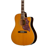 Front of Epiphone Hummingbird Studio EC Natural.