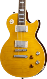 Front of Epiphone Kirk Hammett Greeny 1959 Les Paul Standard Aged Gloss.