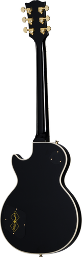 Back of Epiphone Les Paul Custom Ebony.