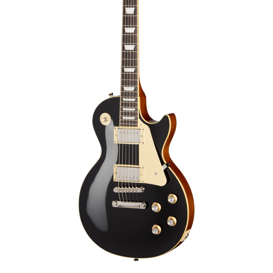 Front of Epiphone Les Paul Standard 60s Ebony.