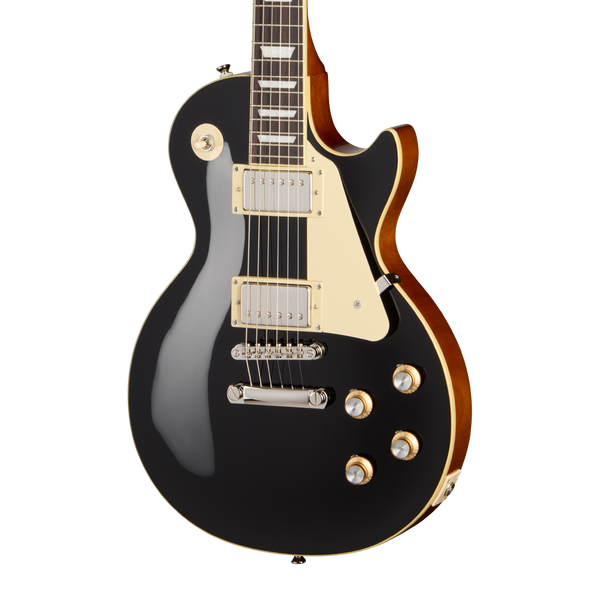 Front of Epiphone Les Paul Standard 60s Ebony.