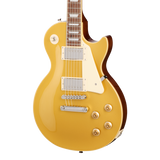 Front of Epiphone Les Paul Standard 50s Goldtop.