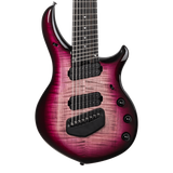 Front of Ernie Ball Music Man Majesty 8 Select Strawberry Moon EB.