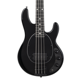 Front of Ernie Ball Music Man Short Scale StingRay Black.