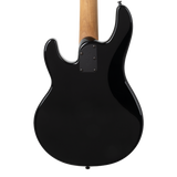 Back of body of Ernie Ball Music Man Short Scale StingRay Black.