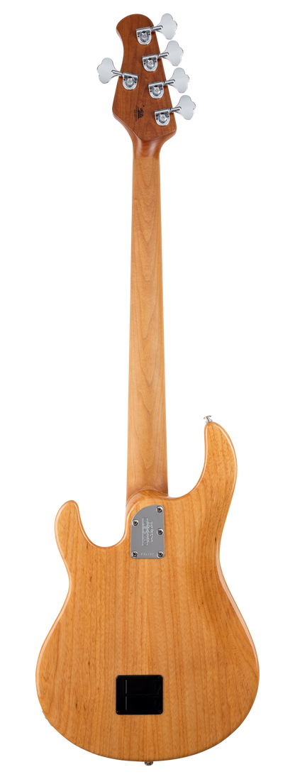 Back of Ernie Ball Music Man StingRay Special 5 Classic Natural MP.
