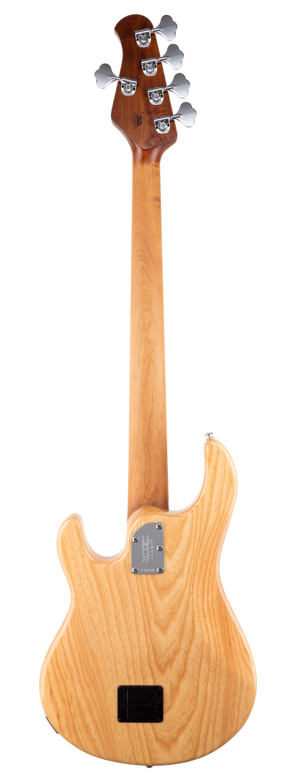 Back of Ernie Ball Music Man StingRay Special 5 HH Classic Natural MP.