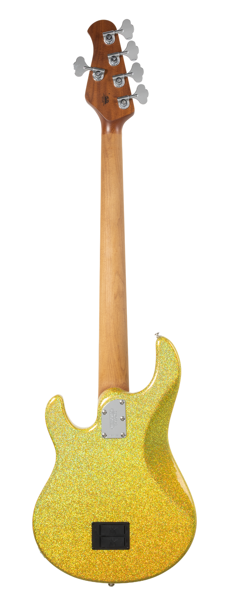 Back of Ernie Ball Music Man StingRay Special 5 Yellow Brick Road MP.