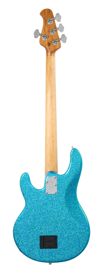 Back of Ernie Ball Music Man StingRay Special Anomalous Green EB.