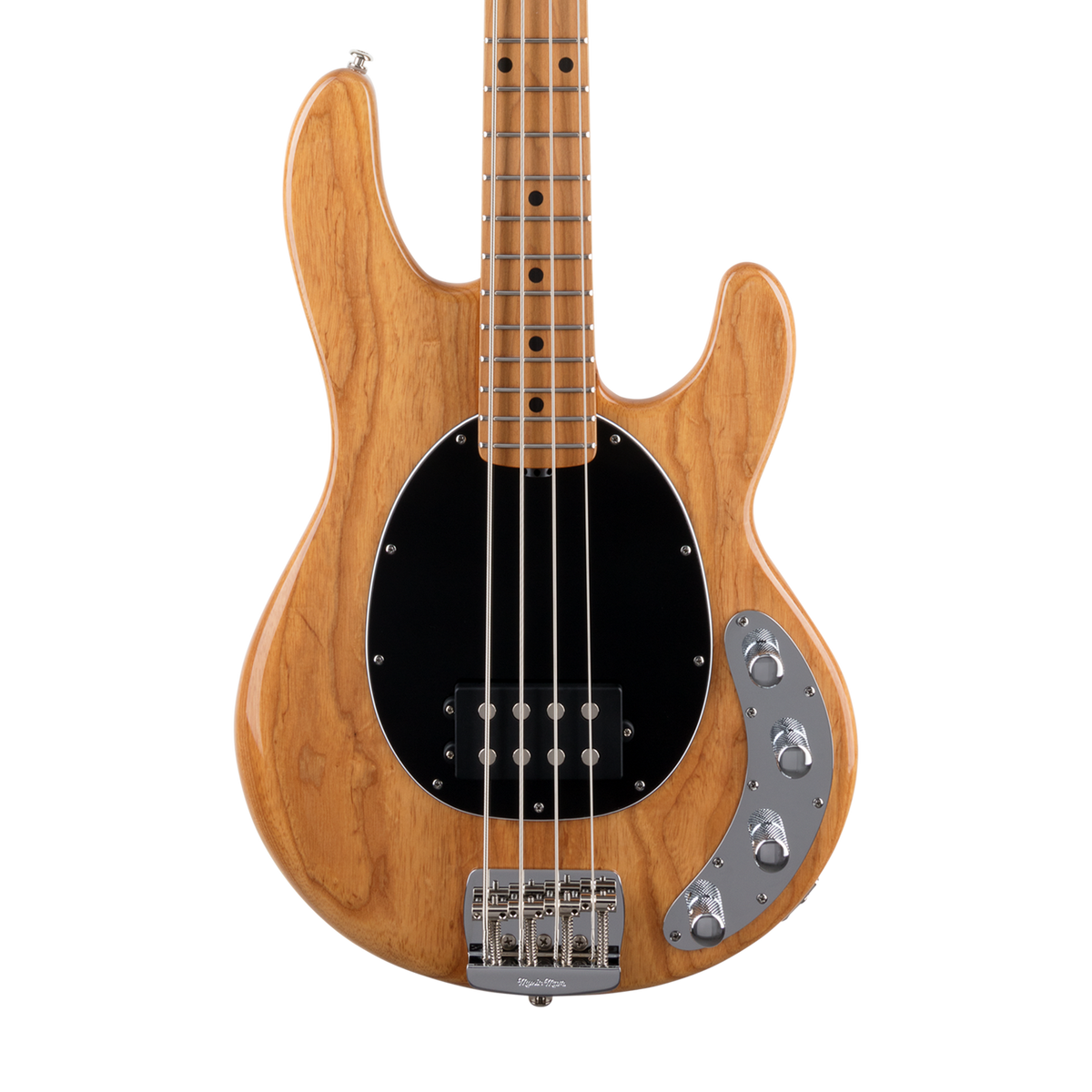 Front of Ernie Ball Music Man StingRay Special Classic Natural MP.