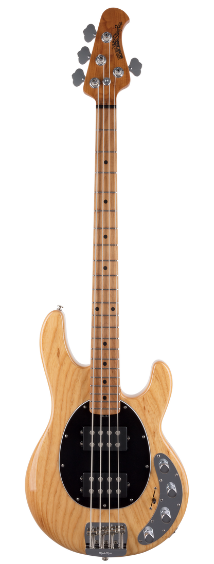 Full frontal of Ernie Ball Music Man StingRay Special HH Classic Natural MP.