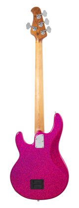 Back of Ernie Ball Music Man StingRay Special Soda Pink Sparkle MP.