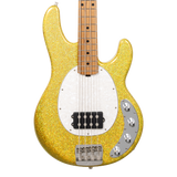 Front of Ernie Ball Music Man StingRay Special Yellow Brick Road MP.