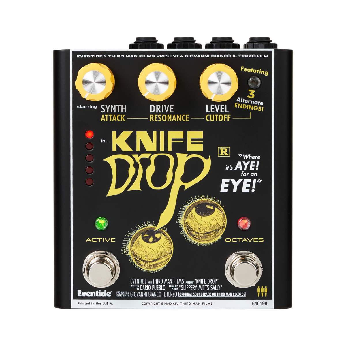 Front of Eventide Knife Drop.