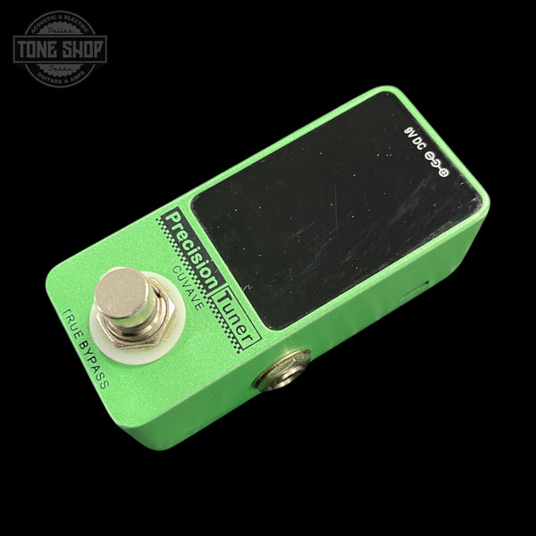 Top of Used Cuvave Precision Tuner Pedal Green.