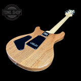 Back angle of PRS Paul Reed Smith CE24 Semi-Hollow Quilt Eriza Verde.
