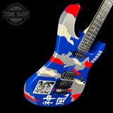 Front angle of ESP Custom Kamikaze II George Lynch Signature.