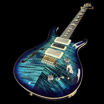 Front angle of PRS Paul Reed Smith Special Semi-Hollow Cobalt Blue 10 Top.