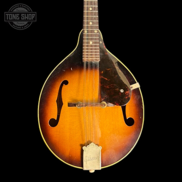 Front of Vintage 1964 Gibson A40 Mandolin.