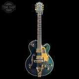 Full frontal of Used Gretsch Pro Nashville Cadillac Green.