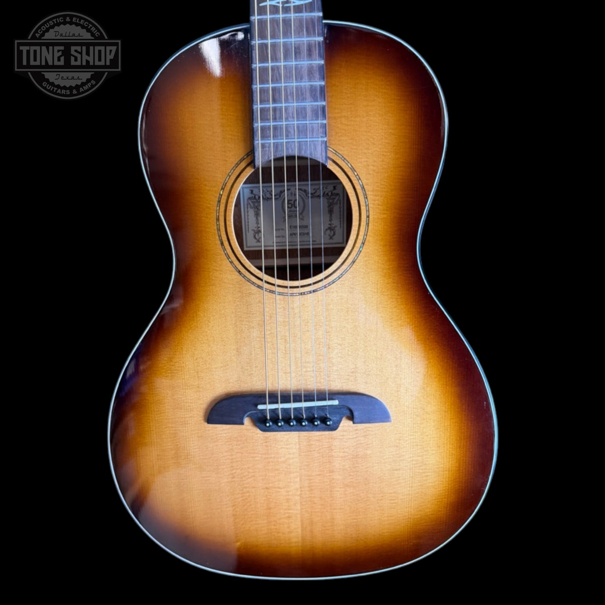 Used Alvarez AP610ESHB Parlor Acoustic Guitar w/bag TSS7334
