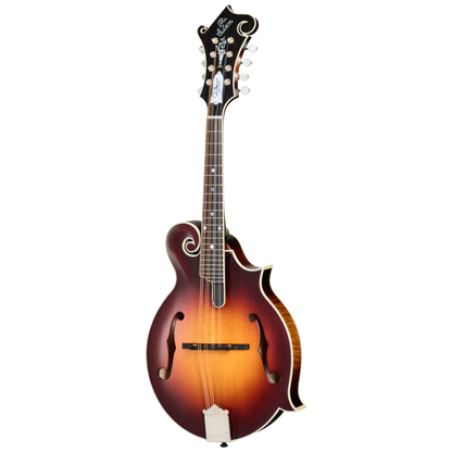 Full frontal of Gibson Custom Shop Sierra Hull F 5 Master Model Sierra Burst VOS Varnish.