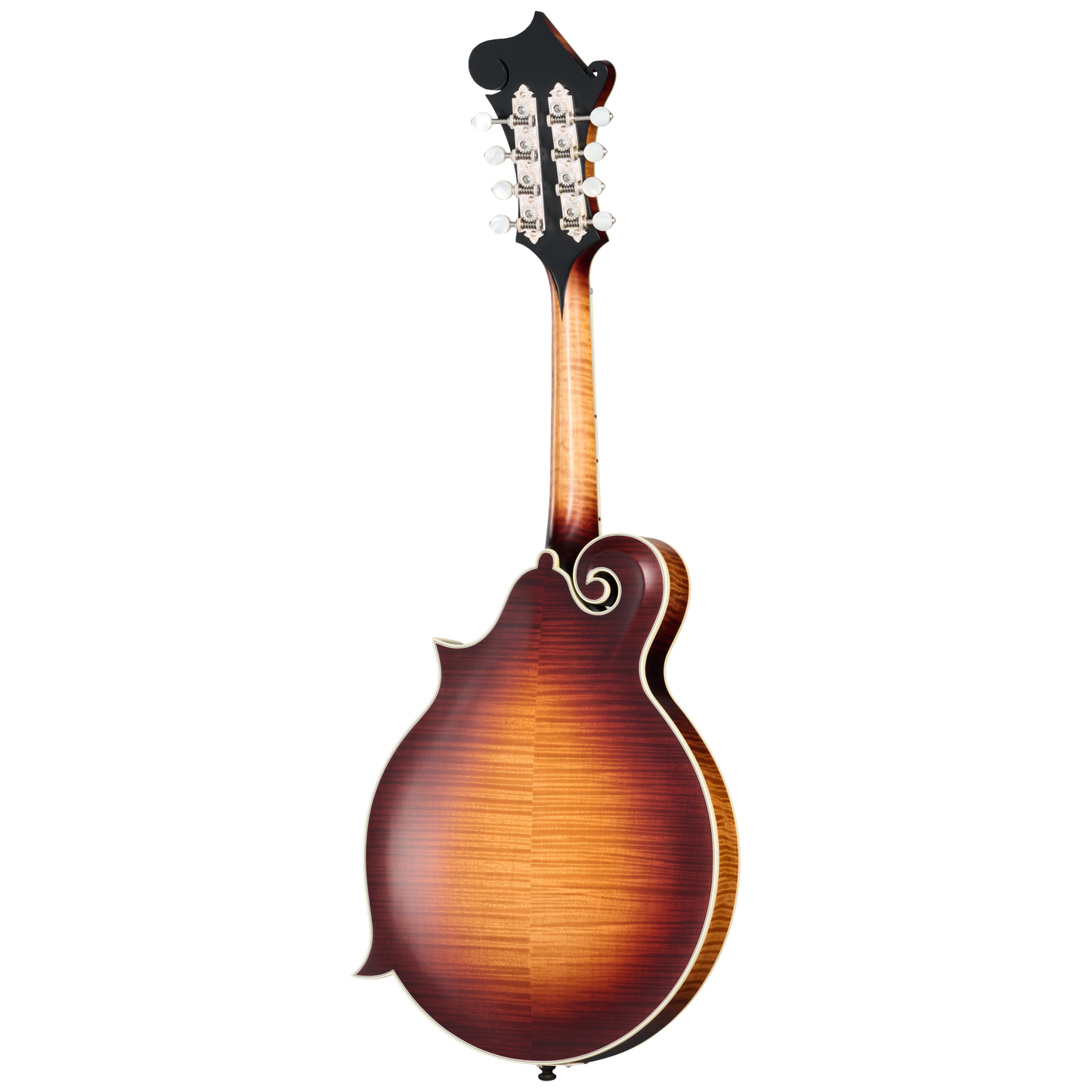 Back of Gibson Custom Shop Sierra Hull F 5 Master Model Sierra Burst VOS Varnish.