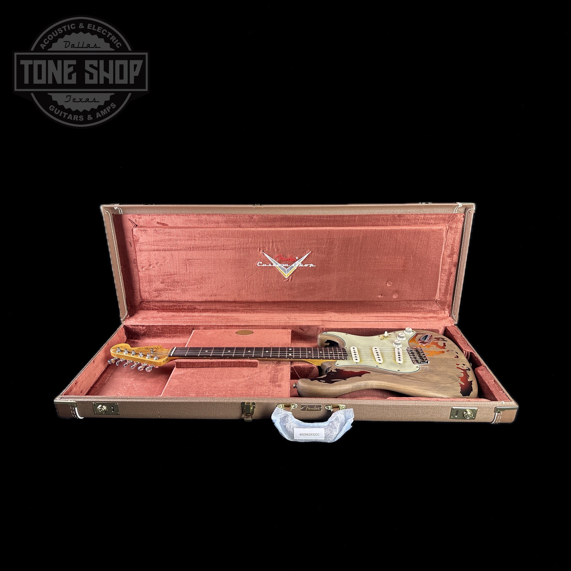 Fender Rory Gallagher Signature Stratocaster Relic Rosewood Fingerboard 3-Color Sunburst in case.