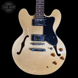 Front of Used Epiphone 335 Dot Natural TSS7452.