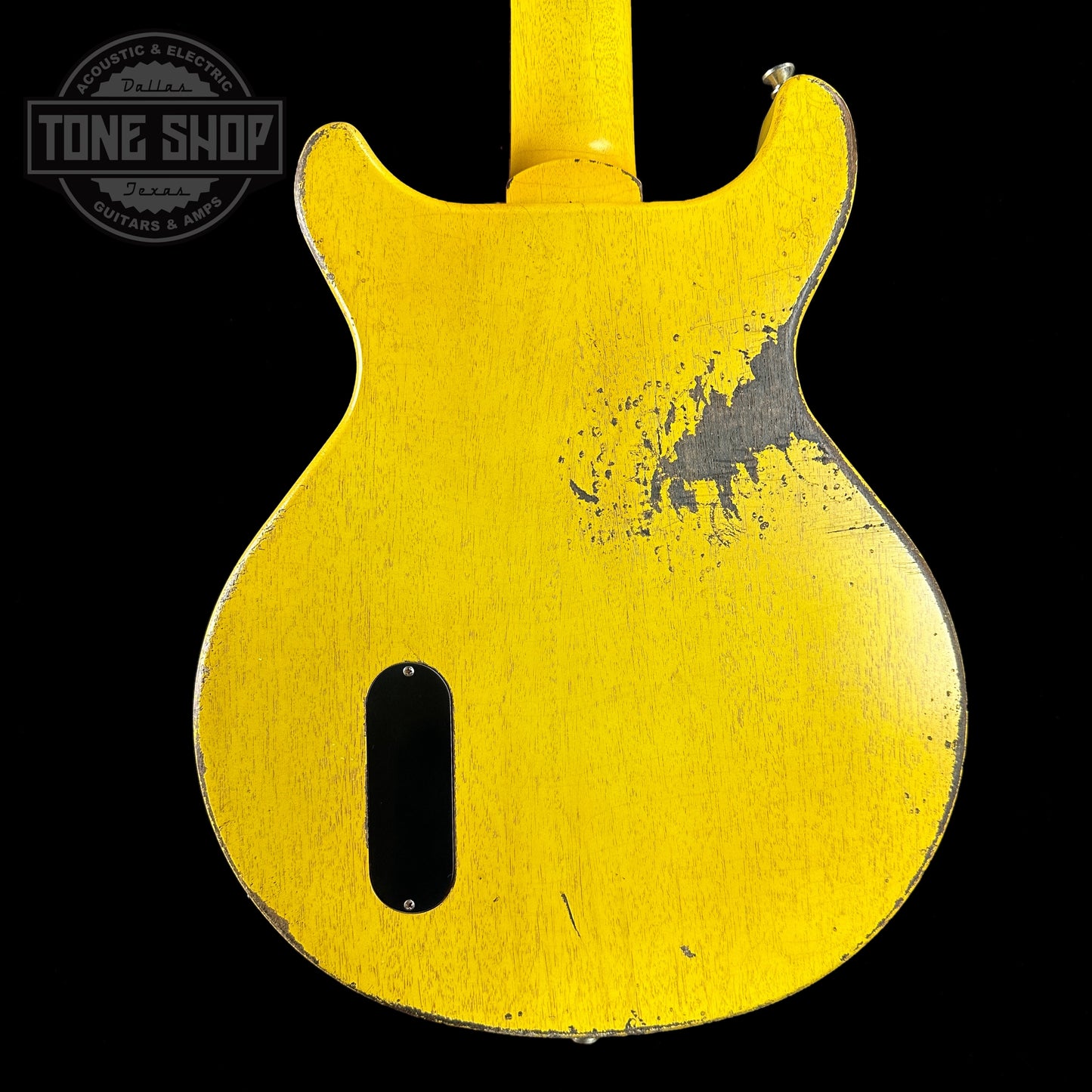 Back of body of Rock N Roll Relics Thunders TV Yellow Heavy Aging.