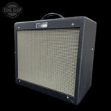 Front left angle of Used 2016 Fender Blues Jr III TFW3237.