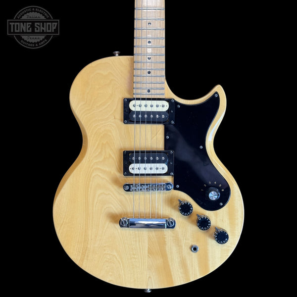 Front of Used 1970's Cortez "Lawsuit" L Six Style Natural w/DMT PU's.