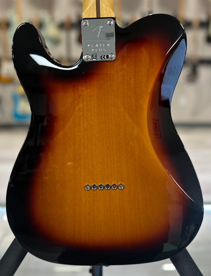 Back of Used Fender Player Plus Telecaster w/Dimarzio Bridge Pickup 3 Color Sunburst TSS4046