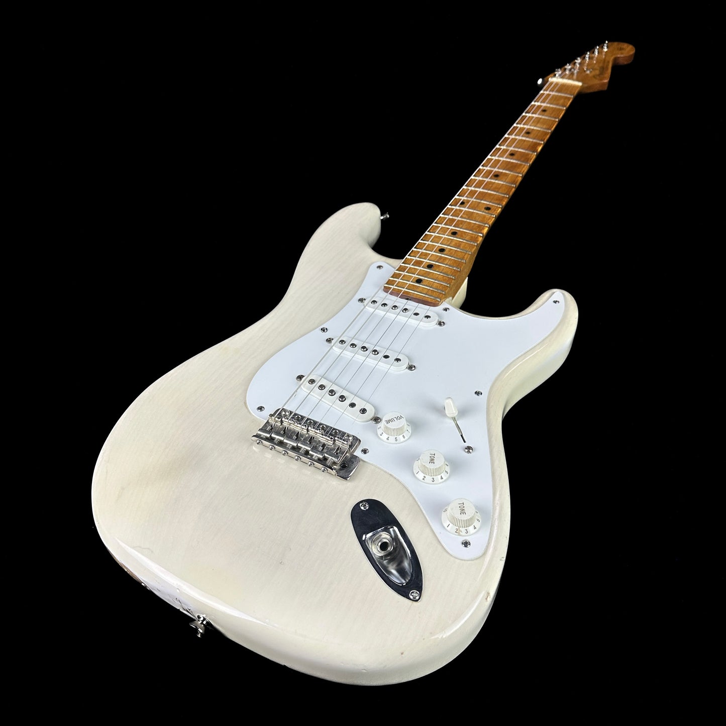 Front angle of Used Fender Original 50's Stratocaster White.