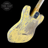 Back angle of Fender Custom Shop Time Machine '54 Tele Super Heavy Relic Super Faded Aged Nocaster Blonde.
