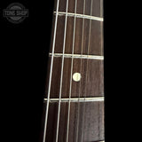 Neck of Used 2025 Fender American Classic Jazzmaster Shoreline Gold.